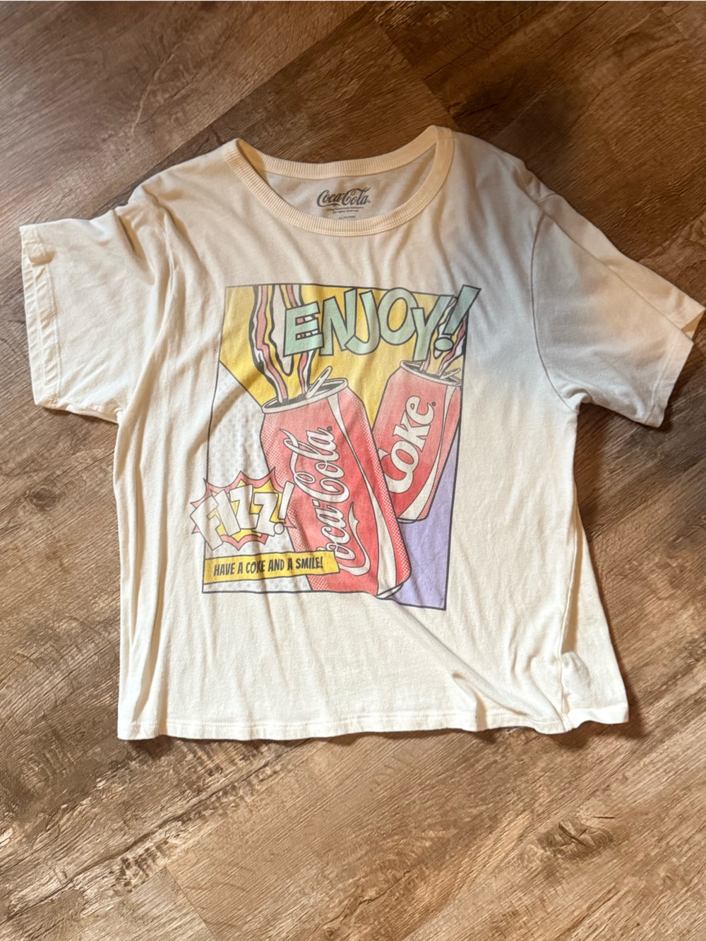 T-Shirt with Coca-Cola Graphic